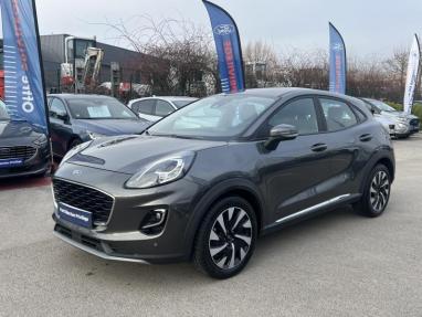 Voir le détail de l'offre de cette FORD Puma 1.0 EcoBoost 125ch S&S mHEV Titanium Business Powershift de 2022 en vente à partir de 221.32 €  / mois