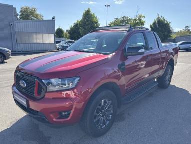 Voir le détail de l'offre de cette FORD Ranger 2.0 TDCi 213ch Super Cab Stormtrak BVA10 de 2022 en vente à partir de 472.89 €  / mois