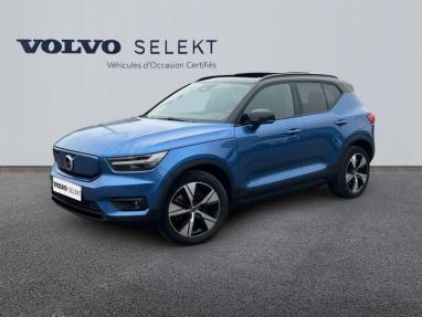 Voir le détail de l'offre de cette VOLVO XC40 P8 AWD 408ch R-Design EDT de 2020 en vente à partir de 285.22 €  / mois