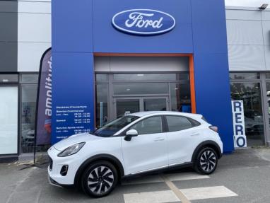 Voir le détail de l'offre de cette FORD Puma 1.0 Flexifuel 125ch S&S mHEV Titanium de 2024 en vente à partir de 221.54 €  / mois