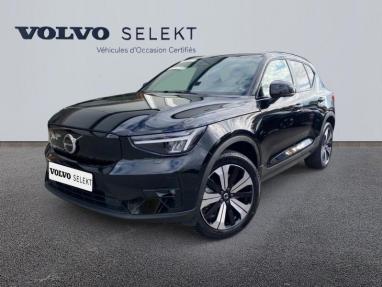Voir le détail de l'offre de cette VOLVO XC40 Recharge Twin 408ch Ultimate AWD EDT de 2022 en vente à partir de 384.77 €  / mois