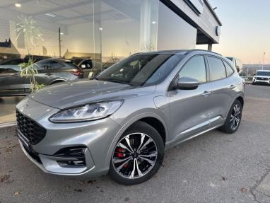 Voir le détail de l'offre de cette FORD Kuga 2.5 Duratec 225ch PowerSplit PHEV ST-Line X e-CVT 13cv de 2020 en vente à partir de 331.49 €  / mois